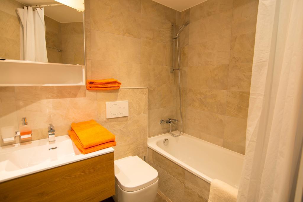 Haus Cristal Appartement Leukerbad Buitenkant foto