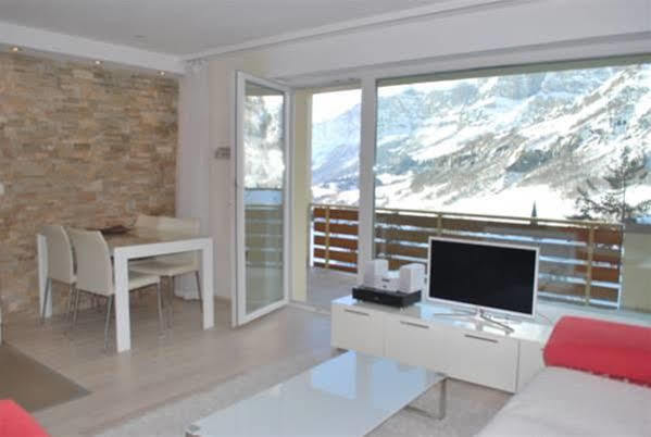 Haus Cristal Appartement Leukerbad Buitenkant foto