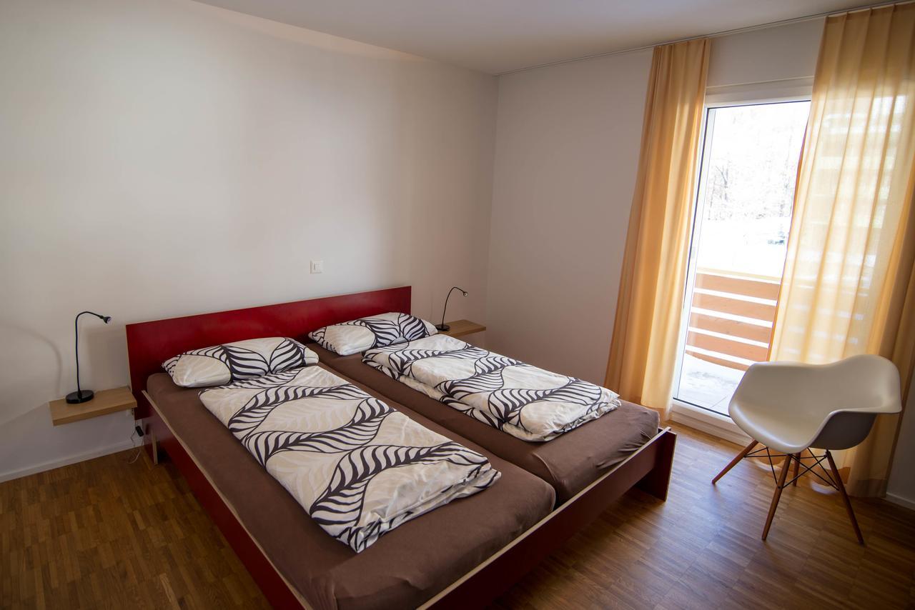 Haus Cristal Appartement Leukerbad Buitenkant foto