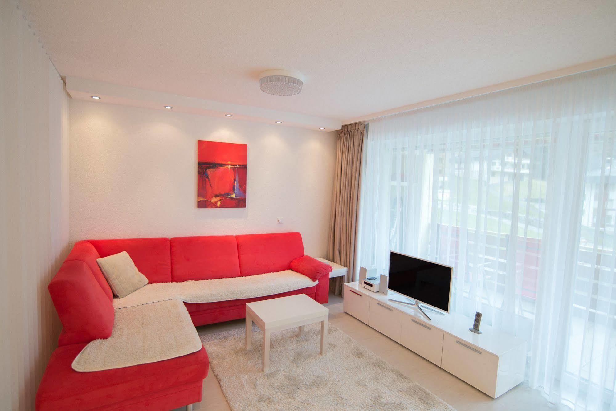 Haus Cristal Appartement Leukerbad Buitenkant foto