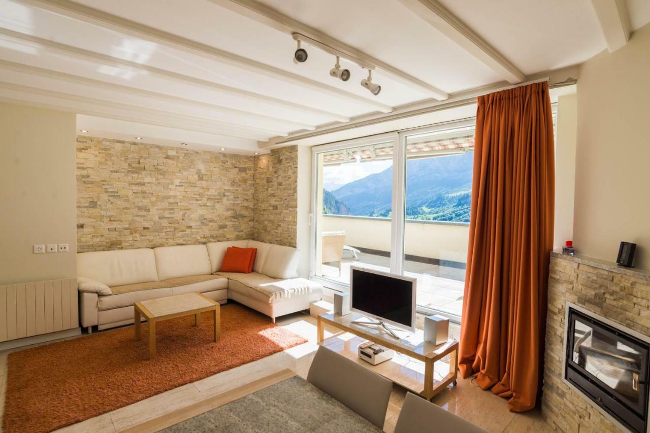 Haus Cristal Appartement Leukerbad Buitenkant foto